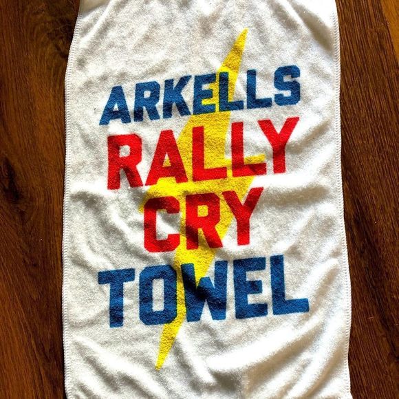 ARKELLS Rally Cry Tour Face Towel - Picture 1 of 4